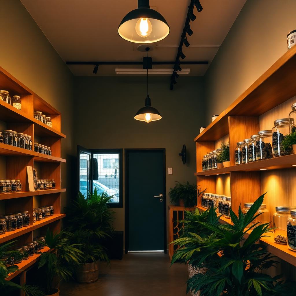 Inside the Cape Weed Lovers Market shop floor